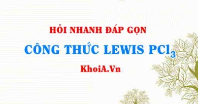 Công thức Lewis của PCl3 - Hỏi đáp môn Hóa